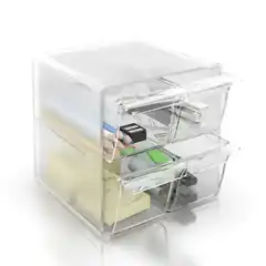 Material ARCHICUBO ARCHIVO 2000 4 CAJONES PEQUEÑOS TRANSPARENTE (01A6704CSTP) 75227